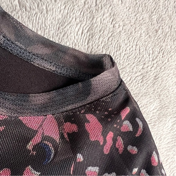 NWT Desigual Slim Knee-Length Mesh Butterfly Print Art-to-Wear Dress Black - Picture 7 of 17